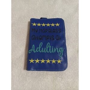 Blue‎ Embroidered My Hopeless Attempt At Adulting Notebook Journal